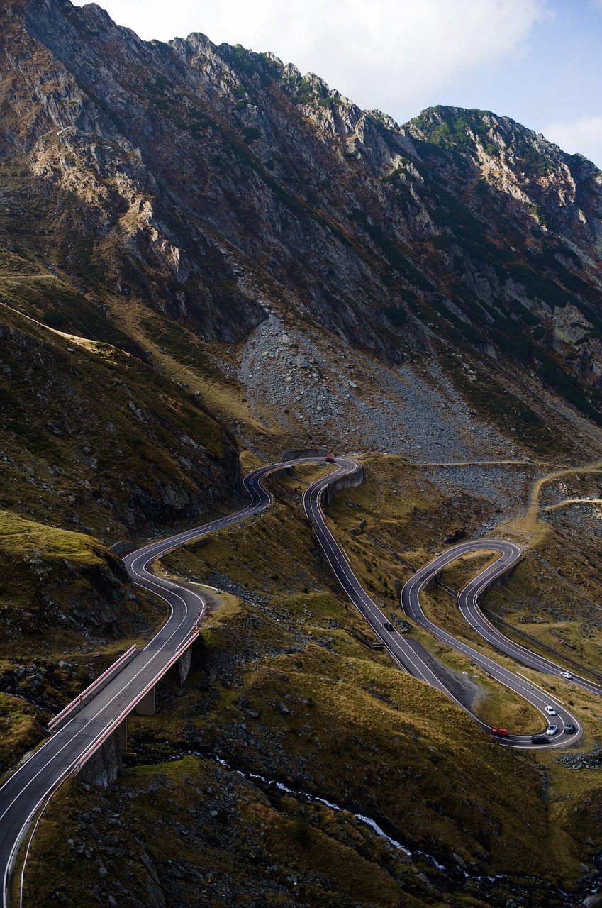 mountain, road, highway, spring, nature, nature, nature, nature, nature, nature